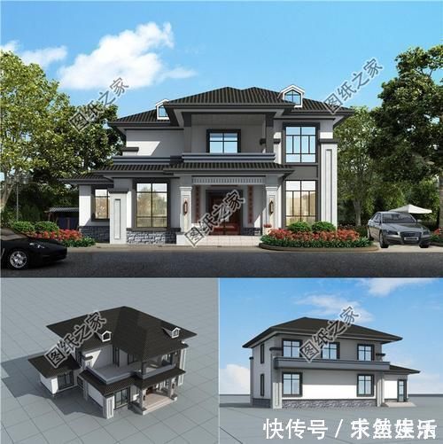 农村|18到20万农村二层别墅，看完这款别墅，我都想回农村建房了