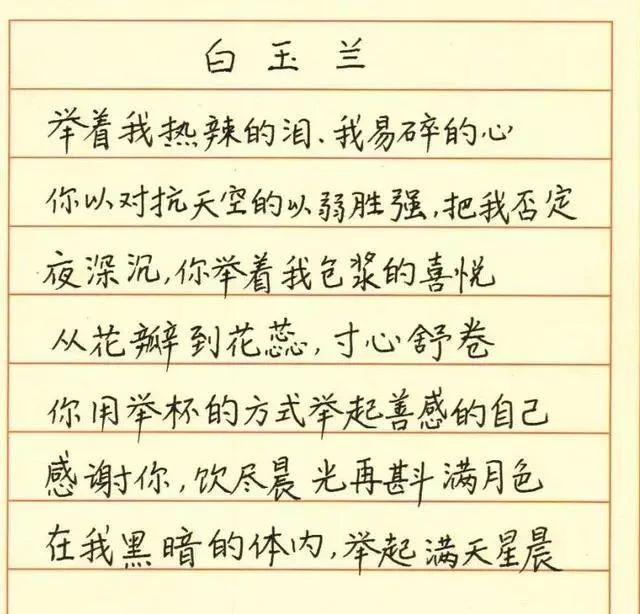 书法家!小学老师的钢笔书法作品曝光,水平堪比书法家,成家长传阅的焦点