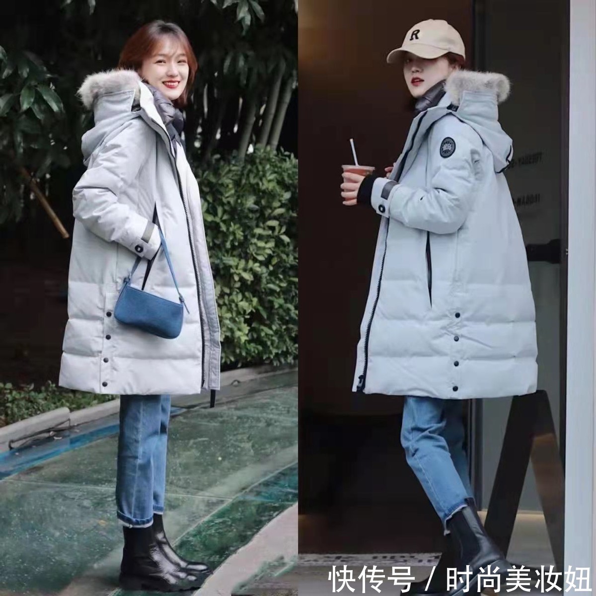 打底裤|冬季短靴别再配打底裤了,试试“9分裤+短靴”,洋气不说还保暖