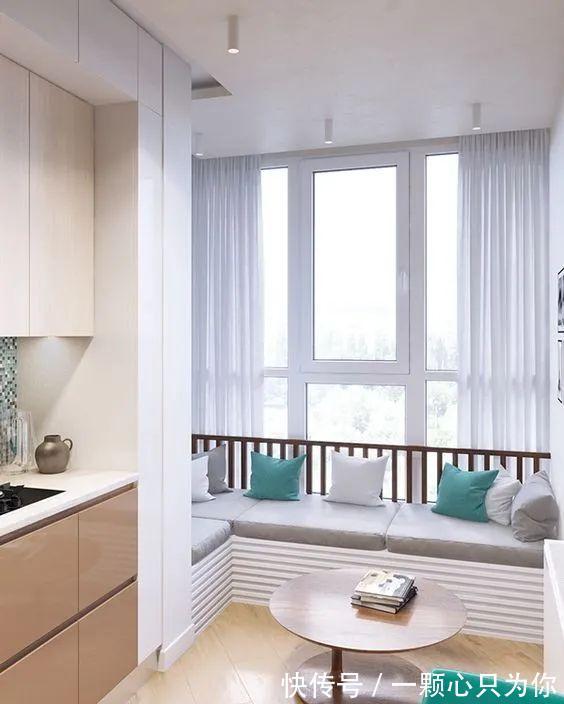 厨房|拒绝无效布局,厨房但凡连着一个阳台,面积再小,都算你赚到了!