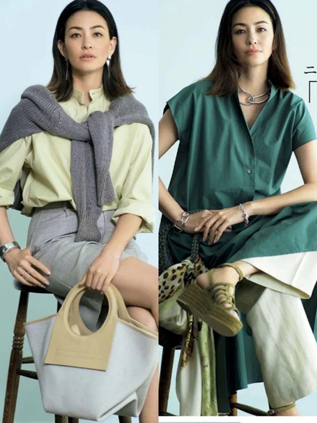 tips|40+女人穿衣要注重材质,学日本博主的简约高级穿搭,衣服不用多