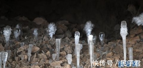 冰凌|极寒岩洞 冰凌成花