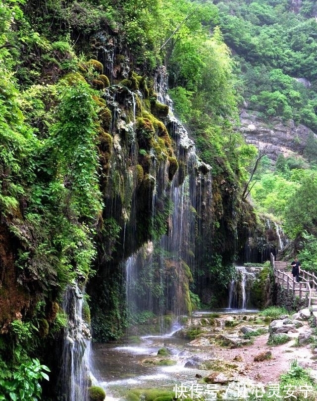 瀑布|这处美景：誉为中原第一水锈石群，负氧离子含量是城市3600倍