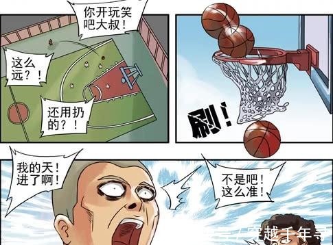 |搞笑漫画 古德展现百分百投篮绝技, 原来是这样练出来的！