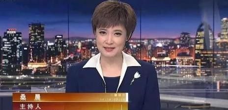 新闻联播 端庄秀丽的女主播桑晨无心插柳进央视,与老搭档李红平分秋色