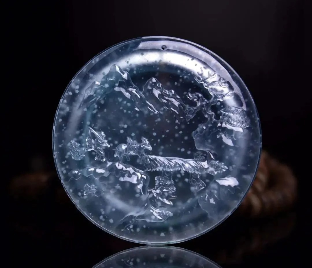 雪花棉,翡翠里的冰雪世界|玉赏 | 雪花棉翡翠