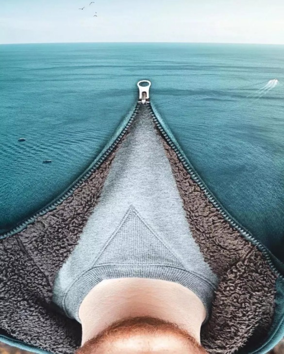 艺术家|这位好“色”的艺术家,拿大自然当画板,引11万人“想入非非”!