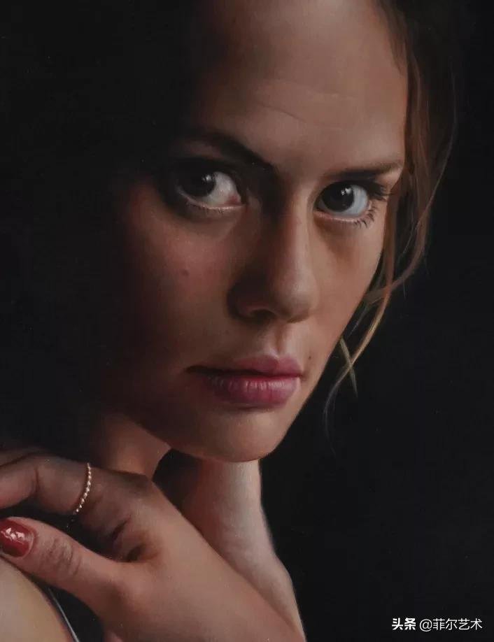 安妮·罗达!法国画家安妮·罗达超高清、超写实人物油画作品欣赏