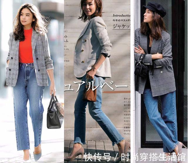 穿搭|有品位的女人,秋天不会拒绝“牛仔裤”,这5套搭配方案建议收藏