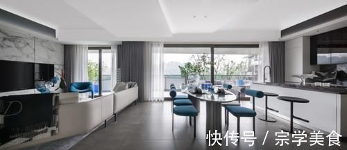 衣帽间|难怪这么多人喜欢横厅设计,看了他的165㎡大平层,我被迷住了