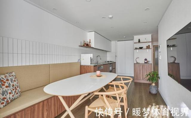 装修|新婚夫妇装修前的决定是对的,坚持不要客厅,解救了81㎡小户型