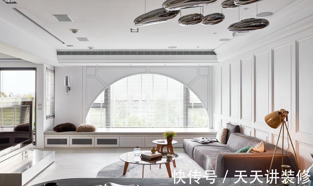 洞板|实不相瞒，我早看不上传统电视墙了，换个可旋转的矮墙，人见人夸