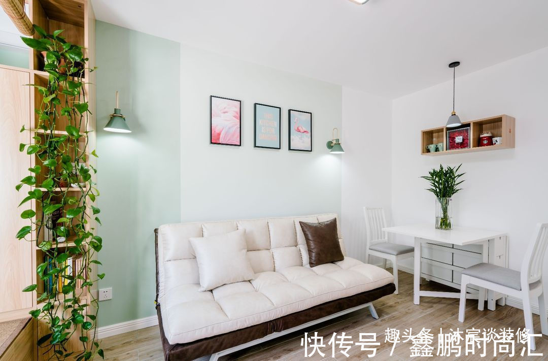 梳妆台|50㎡的婚房,虽然是小了点,但到处清新大方,藏不住的甜蜜与幸福