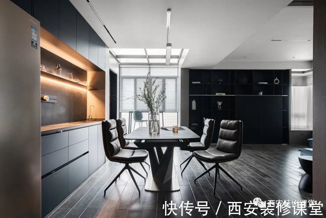 主卫|135㎡三室深色系,小两口新房装修