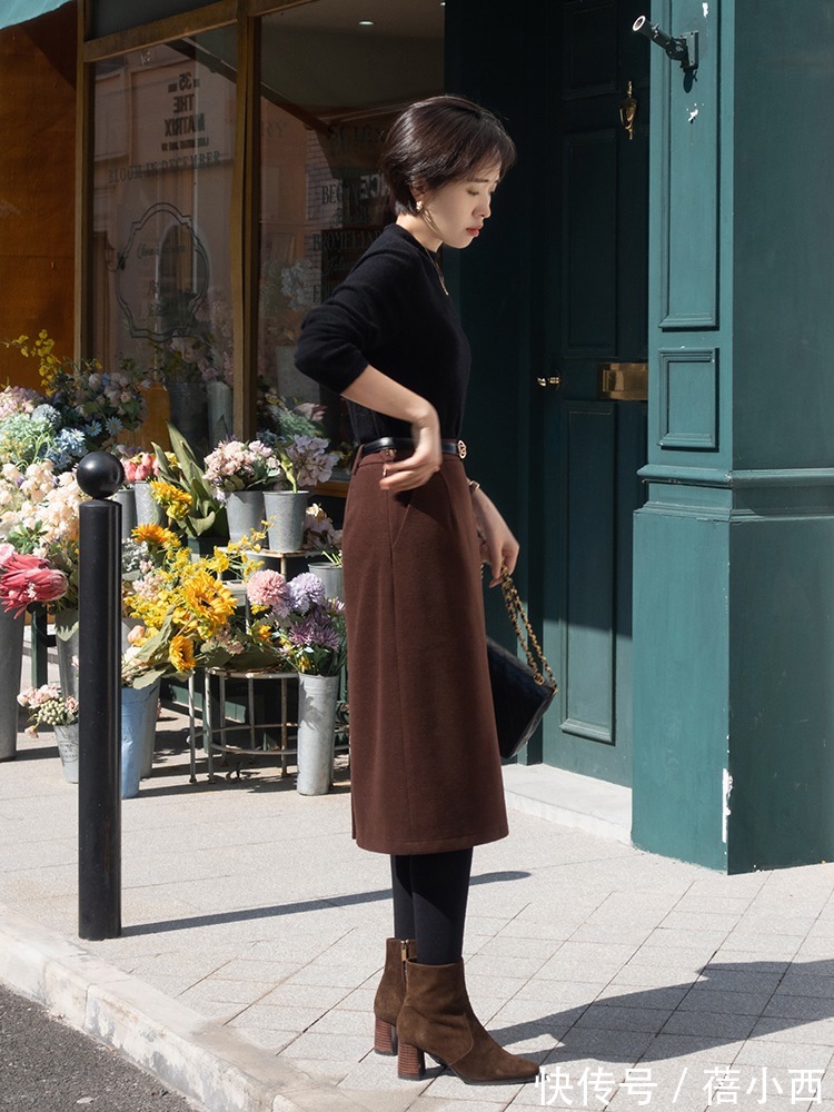 下半身 冬季赶时髦就穿“半身裙”,优雅时尚又实用,配毛衣、外套都好看