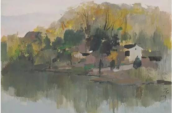 画幅$这两位大师笔下的秋色,梦幻迷离,思念无限