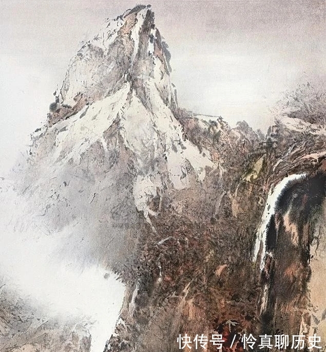 成名曲|92岁大明星,成名曲《不了情》,她的山水画,气势如虹!