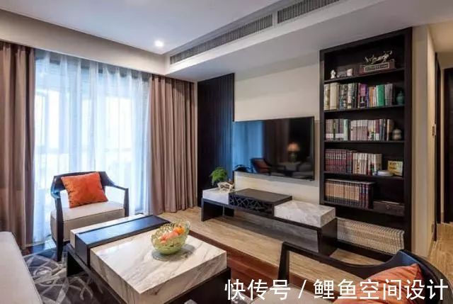 新中式|125㎡新中式,书香气息十足