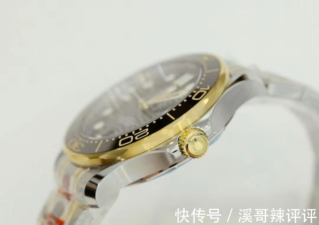 海马3 OR厂欧米茄海马300间金蓝盘做工能以假乱真吗!