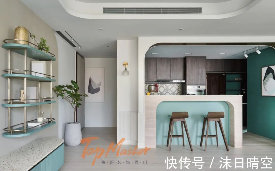 衣帽间|【鲁班装饰】傣泐金湾138㎡现代风格,安静又美好