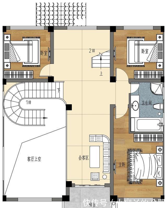 贝聿铭|12×12米现代三层复式别墅，农村就该建这样的房子，颜值高还