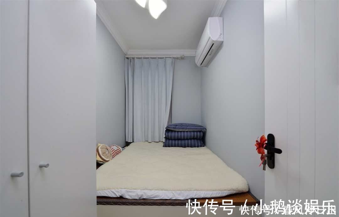 婚房|小夫妻20万打造48㎡婚房,卧室隔出次卧,客餐厨空间共用,牛!