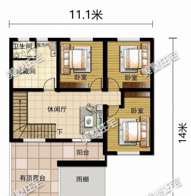 简欧别墅|8栋经典二层简欧别墅,第一套在农村最吃香,图纸收藏不后悔