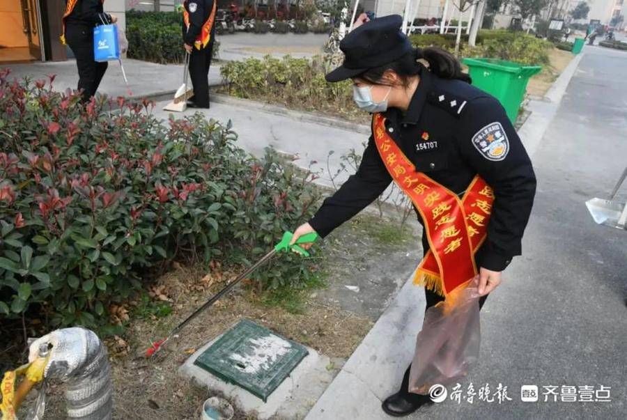 民警|巨野县公安局组织开展服务社区“双报到”志愿服务活动