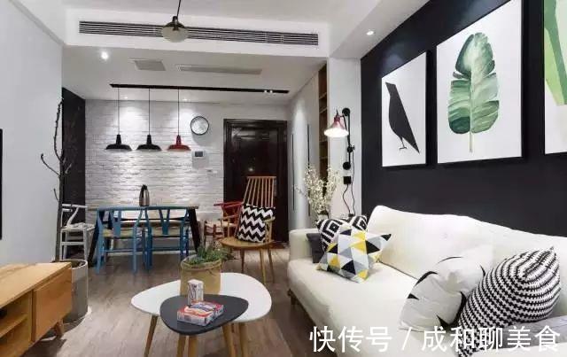 大柜|表妹的65㎡两居，客厅隔出书房，简约时尚清新，小家美得不像话！