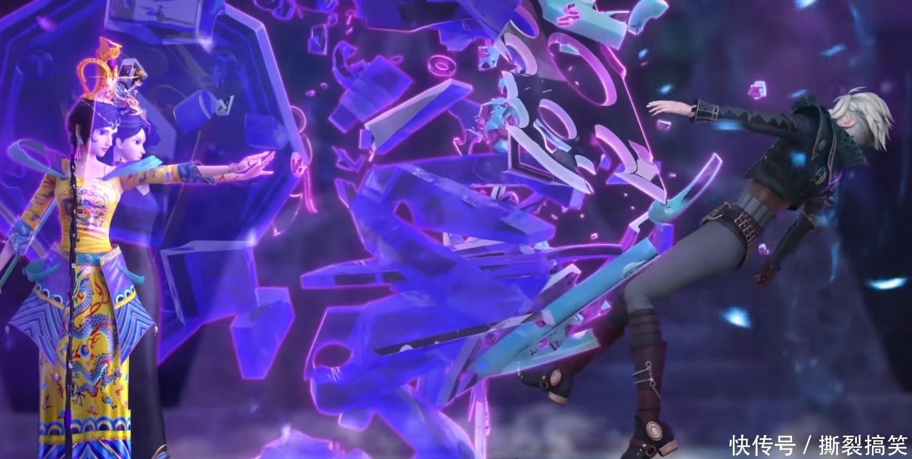 大开|叶罗丽,庞尊和颜爵因一场战斗“被CP”,网友的脑洞大开能行吗