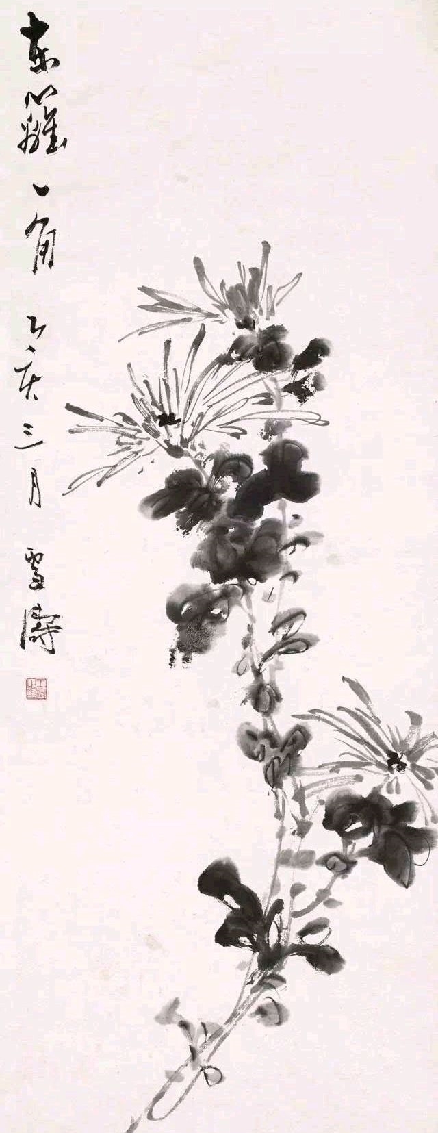 C80,王雪涛、齐白石等人菊花图欣赏