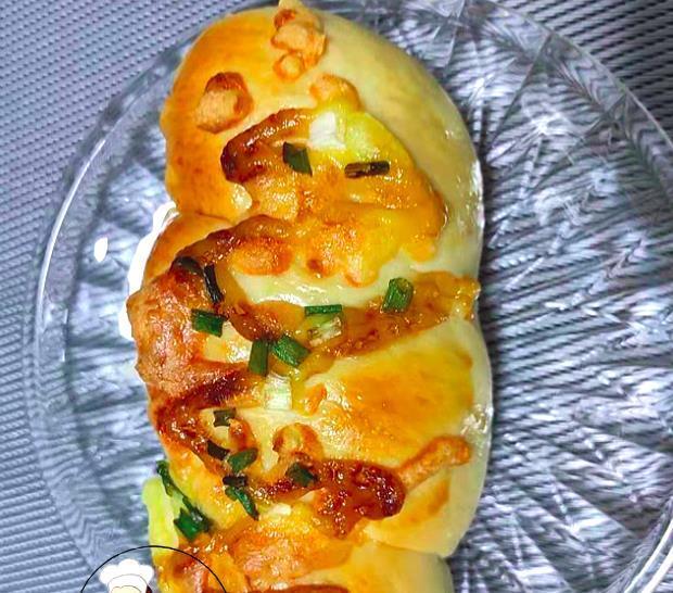 火腿芝士包早餐包做法,比蛋糕简单,全家人都喜欢,满满都是料