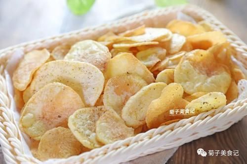 椒盐薯片|椒盐薯片这么做,简单又健康,孩子吃薯片不用买,在家轻松搞定