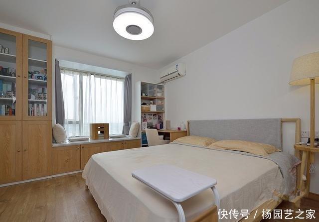 主卧|坚持客厅和阳台打通,主卧做个“小改造”,完工漂亮实用,晒晒