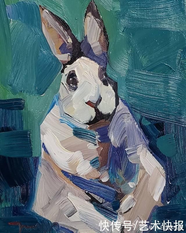 一幅画!墨西哥艺术家何塞特鲁希略油画作品欣赏