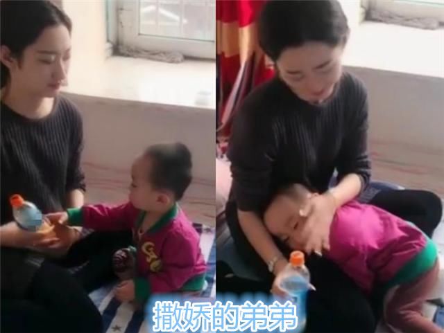 二胎家庭的姐姐喜欢“打弟弟”，原因可气又可笑，希望弟弟快长大