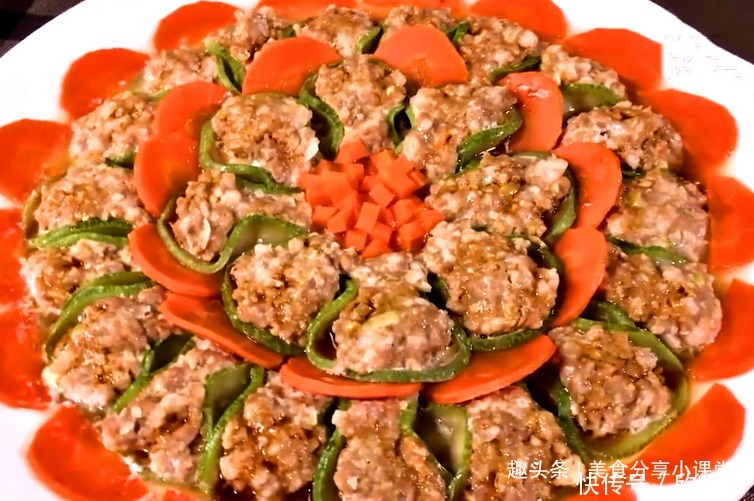 年夜饭必备大菜,西葫芦加上肉馅做成它,锦上添花,讨个好彩头