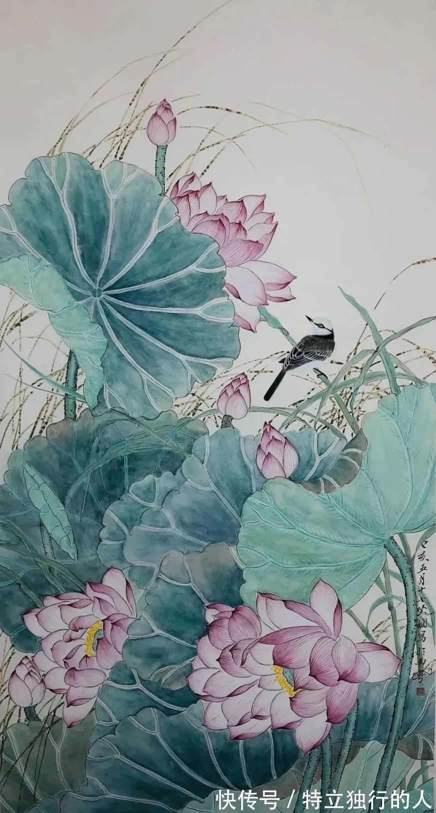 x50$春风花草香—中国画创作研究院叶丽美工作室工笔花鸟画迎春线上