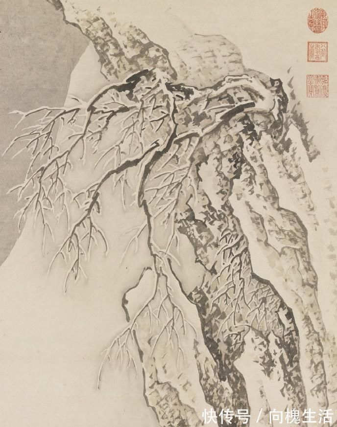 一幅画@乾隆皇帝珍藏的一幅画,御题行书33个字,价值2.4个亿