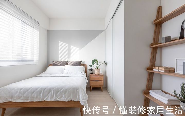 榻榻米|卧室小,我会这样安排床和衣柜,让木工无缝衔接打一起,实用性强