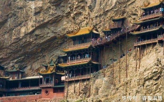 悬空寺|山西这座建在悬崖上的寺庙，号称恒山第一胜景，你敢去朝拜吗