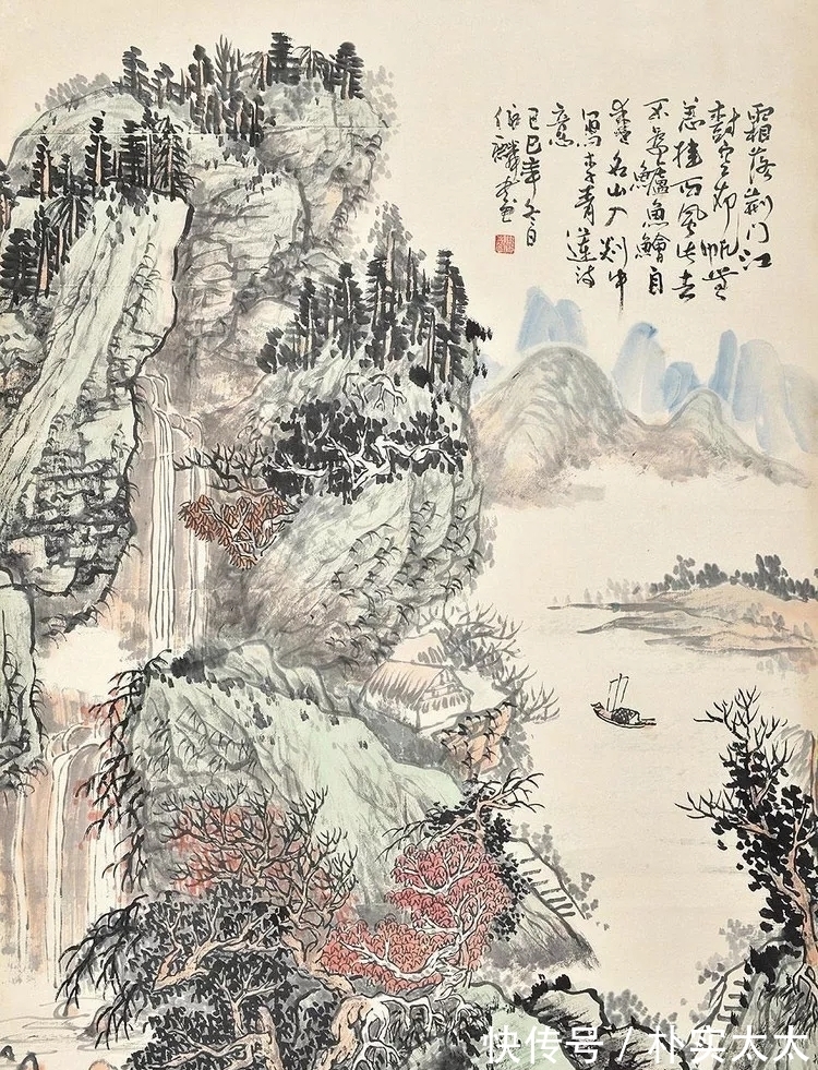 山水画&清幽苍浑｜漆伯麟山水画