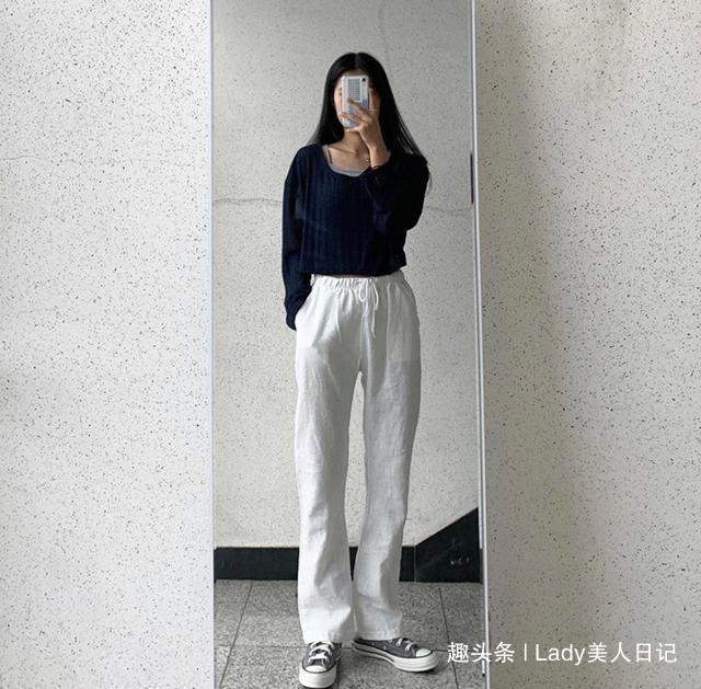 风格 梨形腿粗的中年女人不要慌,最正确“阔腿裤穿搭”送你,照穿显瘦