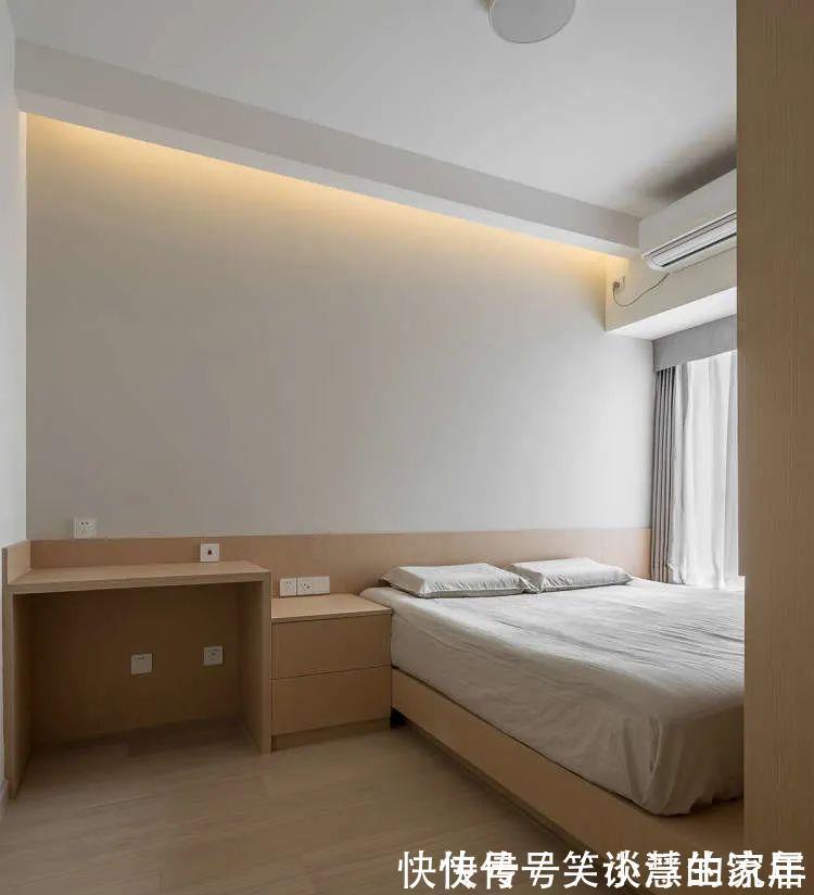 功能区|50㎡小户型两居室,坚持素色主义,进门一眼就喜欢上了