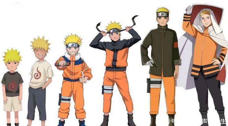 春野樱|火影忍者角色从小到大成长图,佐助长残成大叔,井野越长越美