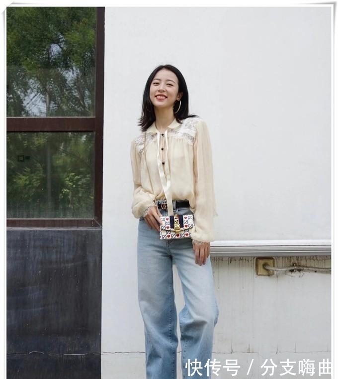 阔腿裤+衬衫=中年女性气质穿搭,开春正流行