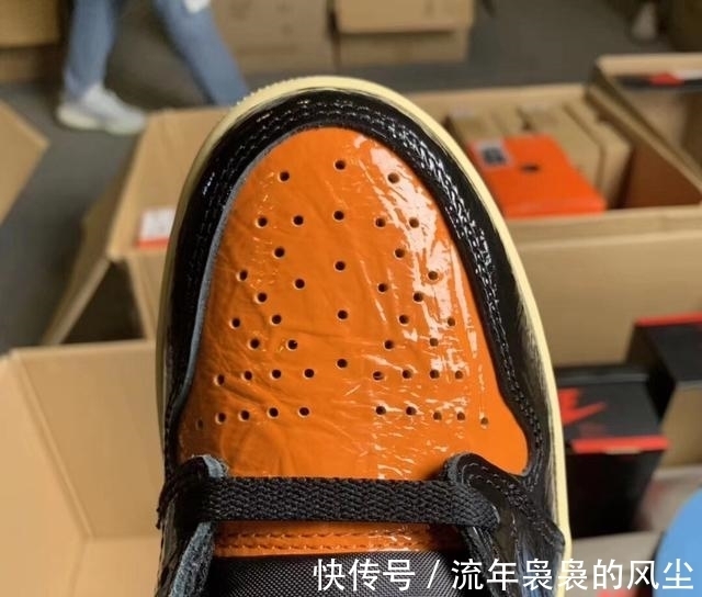 猪油 猪肉贵了?猪油AJ却便宜了!AJ1猪油扣碎3.0真假对比,细节讲解