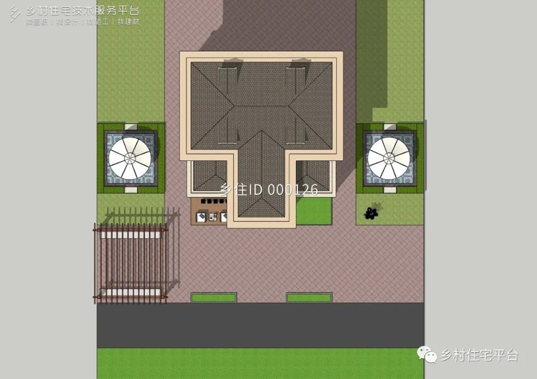 造价|乡住土建造价参考78.6万，面宽12.5m×进深13.7m 二层欧式风格别墅