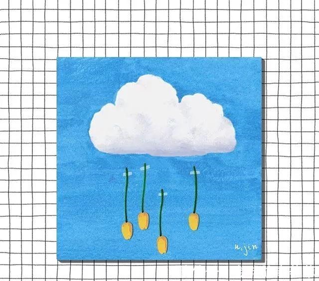  头像|ins上超养眼的清新插画，想换头像的来~