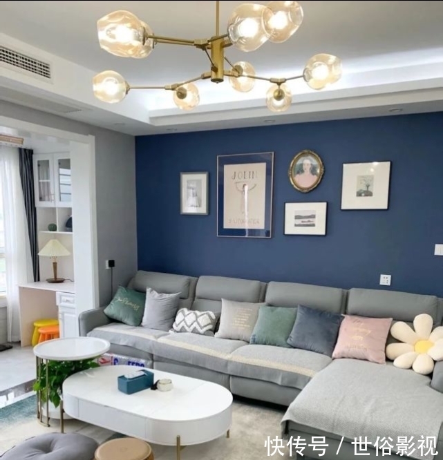 背景墙|照着网上装的房子太成功了,全屋贴墙布,漂亮又高级,越看越喜欢~